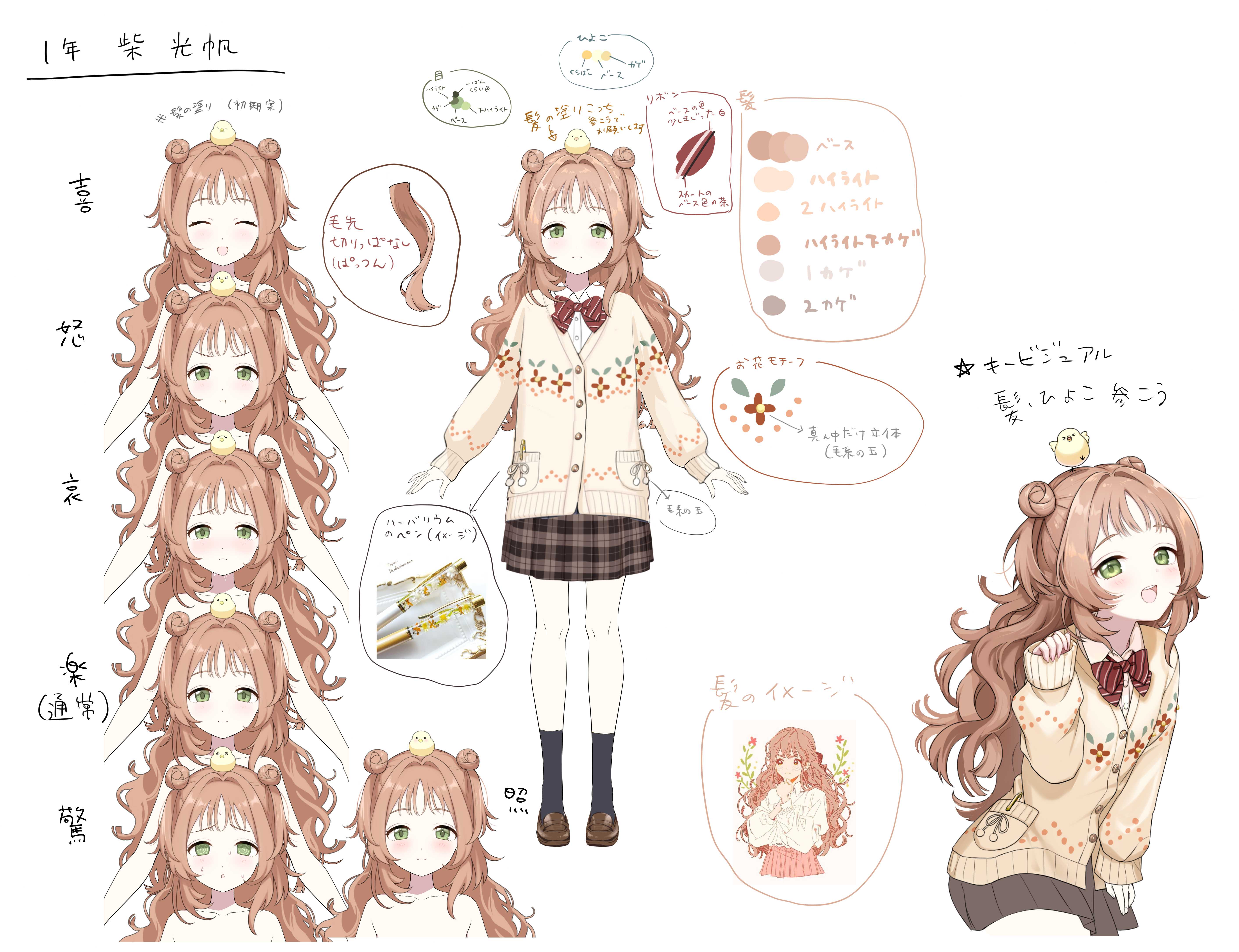 Miho Character Design