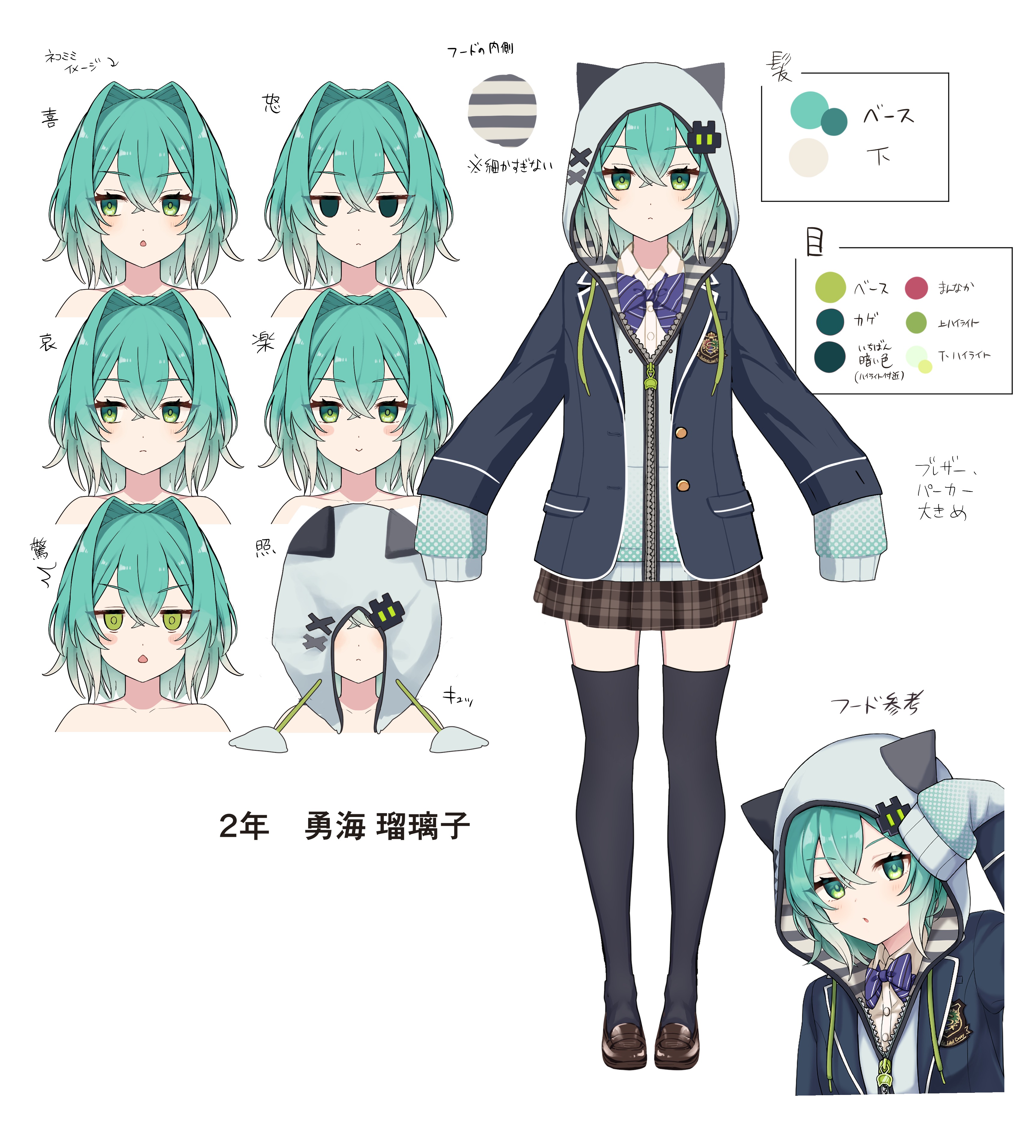 Ruriko Character Design
